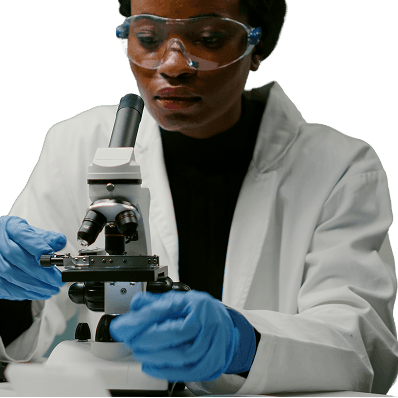 SCSN Chemistry Student in Lab